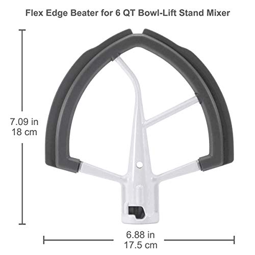 Flex Edge Beater for Kitchen Aid Mixer 6 Quart Bowl-Lift Stand Mixer Bowls