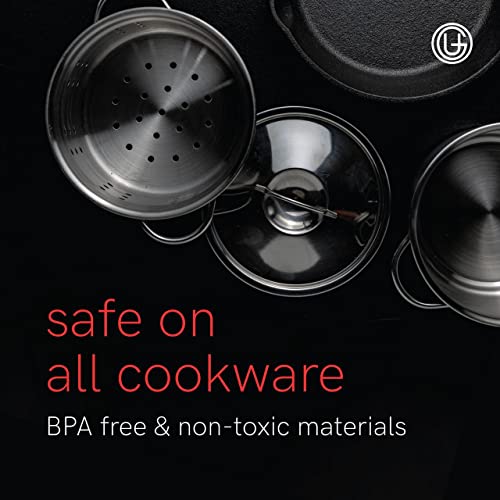 UpGood Silicone Spatula Set 600°F - High Heat Resistant Nonstick, Small and Large Kitchen Spatulas - Flexible BPA Free Professional Grade Cookware - Utensils for Cooking, Baking, Mixing(4 Pcs, Black) - color: Black