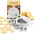 Mrs. Anderson's Baking Cookie Fondant Cutters, Graduated Round - size: Set of 5