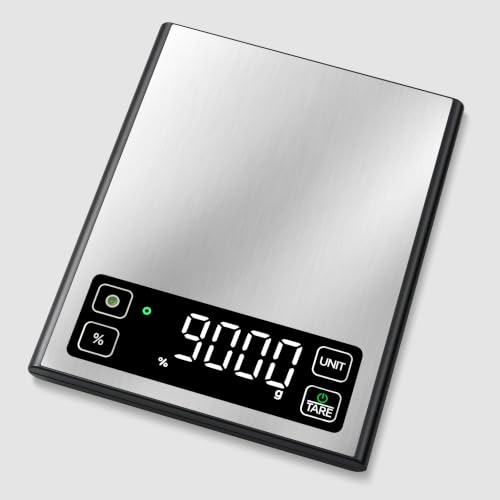 Homebuds 22lb Digital Food Scale Precision 0.1oz/1g, Kitchen Scale Big LED