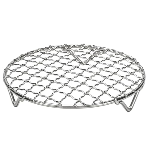 GSlife Round Cooling Rack - 6 Inch Stainless Steel Steamer Rack for Pot - size: 6 Inch