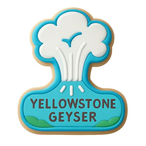 Yellowstone Geyser Cookie Cutter - 3.2x4" Premium Creative Baking Tool