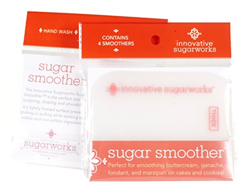 Innovative Sugarworks Sugar Smoothers for Fondant, Modeling Chocolate, Sugarcraft, and Cake Decorating (4 Small (2 Thin,2 Thick)) - color: 4 Small (2 Thin,2 Thick)