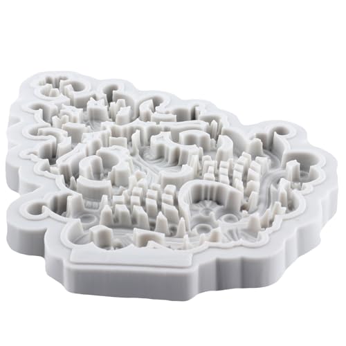 Baroque Curlicues Scroll Lace Silicone Mold Filigree Fondant Mold - color: Style ZG