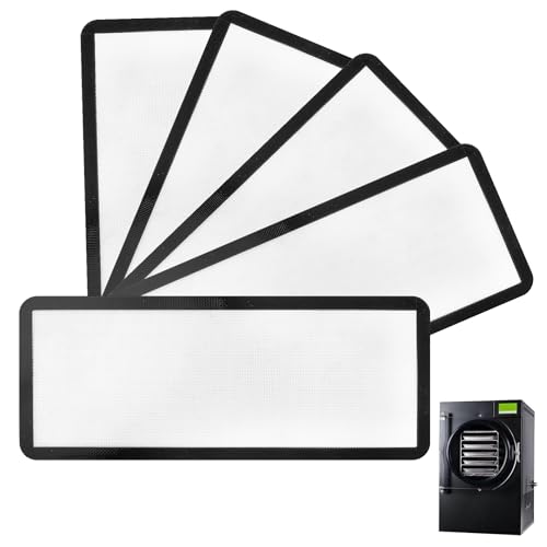 Silicone Baking Mats for Harvest Right Freeze Dryer Trays, Small/Medium/Large, Food-Safe Non-Stick Freeze Drying Mats, Heat Resistant Reusable Oven Liners, Medium-5PCS - size: medium