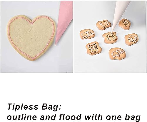 Disposable Small Piping Bags 8 inch 100pcs, Mini Piping Bags