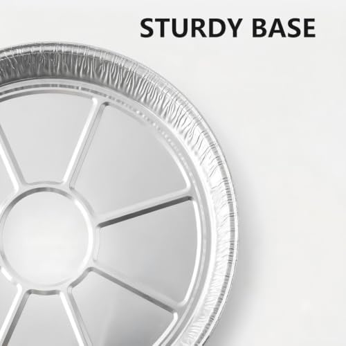 25-Pack 12-Inch Disposable Pizza Pans, Aluminum Baking Trays - size: 25 Pack