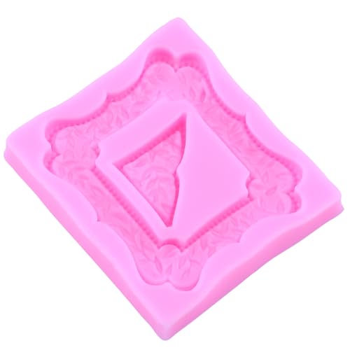 Mujiang Photo Frame Fondant Mold Picture Frames Silicone Molds Set Of 4 - color: Style BB
