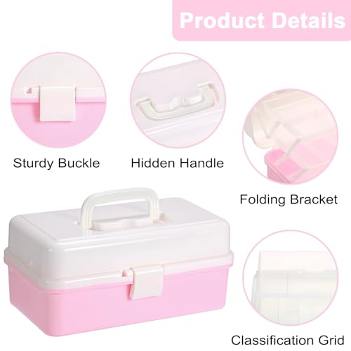 Cake Decorating Tools Storage Case, 3 Layer Craft Organizer Box