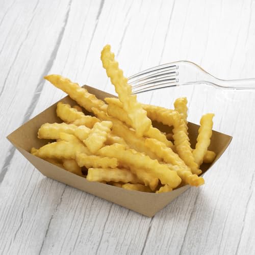 MOACOCK 500 Count Heavy Weight Clear Disposable Plastic Forks - color: Clear