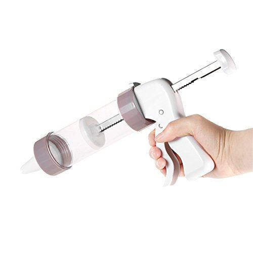 FantasyDay Biscuit Making and Icing Set Cookie Biscuit Press and Cake Icing Decorating Set with Icing Gun Cookie Press Cutter Kit with Discs and Nozzles For Beginner and Professional Use #1