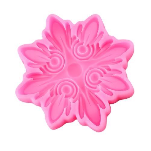 ZiXiang Embossed Flower Silicone Molds Baroque Relief Fondant Mold Set of 4