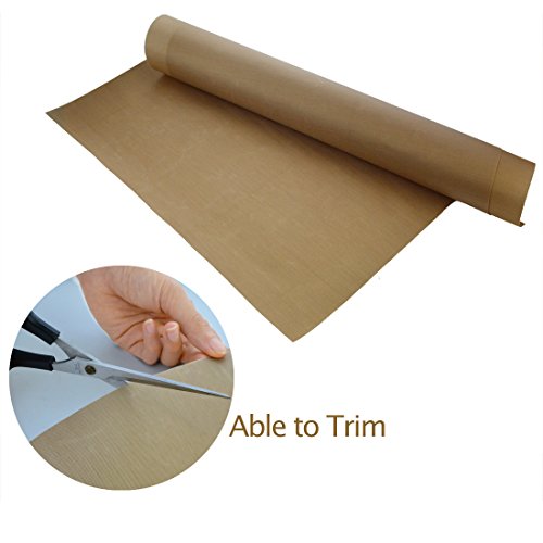 Bantoye 5 Pack Non Stick Teflon Sheet, 12''x16'' Heat Press Transfer Sheet