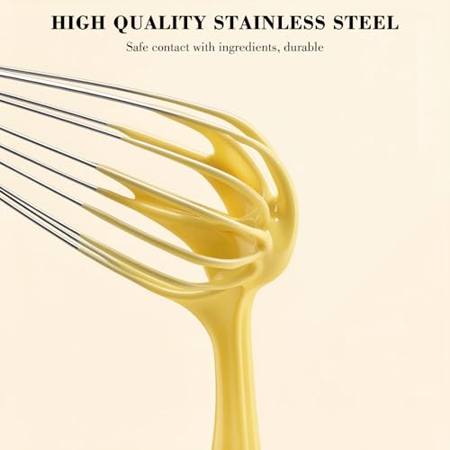 NileHome 3-Pack Stainless Steel Whisk Set, Kitchen Utensils for Cooking - color: Silver, size: 3 Piece