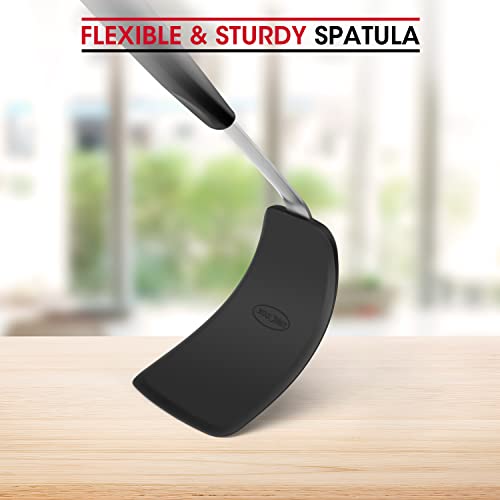 Unicook Small Flexible Silicone Spatula, Food Grade Turner for Kitchen Use - size: Small