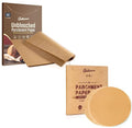 BAKLICIOUS 470 Pcs Unbleached Parchment Paper Baking Sheets & Rounds Bundle - 220 Sheets + 250 8x8 Inch Rounds - Non-Stick, Heat Resistant, Waterproof, Food Grade