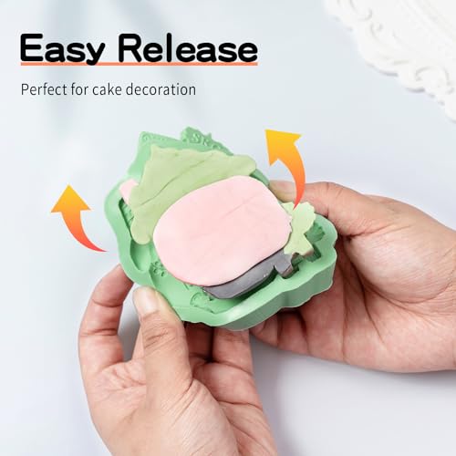 Fairy Gnome Hat Fondant Silicone Mould - Enchanted Cake Decorating Tool - color: Mushroom