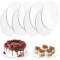 8 Pack 10 Inch Round Cake Boards,White Cardboard Cake Rounds - color: White, size: 10Inch, style: Classic Round