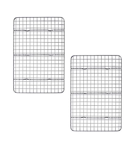 USA Pan Nonstick Quarter Sheet Cooling Racks, Set of 2 - size: Quarter Sheet Cooling Rack (Set of 2)