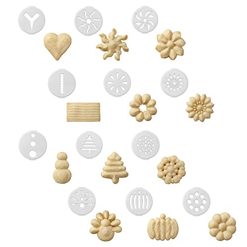 Wilton Simple Success Cookie Press with Discs, 13-Piece