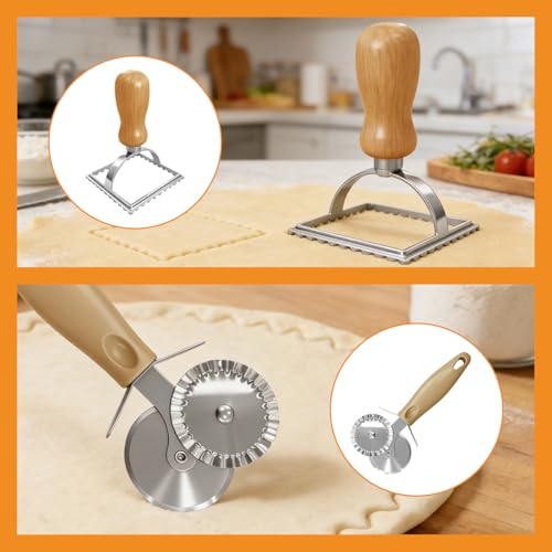 9Pcs Pasta Maker Tools Ravioli Making Kit