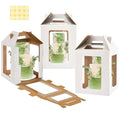 XININSUN Tall cake boxes for tier cakes 12x12x14 Inch with 6 Windows 3Pack - color: white-12inch-3Pack
