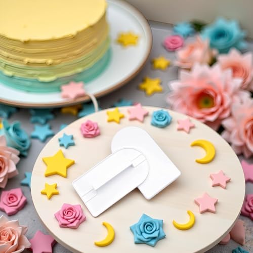 2Pcs Fondant Smoother, Fondant Icing Smoother Polisher for Cake, Modeling Tools Decorating Tools, Tool for Cake Decoration, Scraper Paddle Tool for Cake Decoration