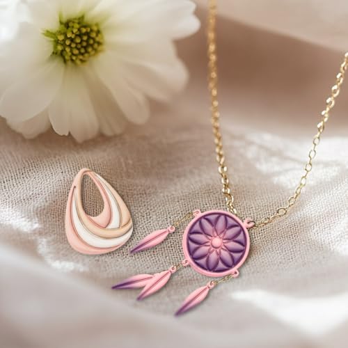 ORIGACH 12 Pcs Boho Knot Macrame Polymer Clay Cutters Set - style: Boho Knot Macrame