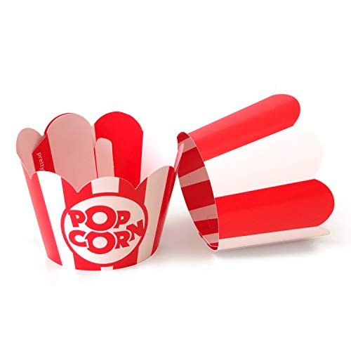 Popcorn Cupcake Wrappers & Holders, 48 Count – Pretty Cute Studios