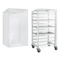 BIEAMA 10 Tier Half Size Bun Rack Cover, Commercial Bakers Racks Cover - color: Cover, size: Half Size 10-Tier