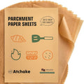 9x13 Inches Parchment Paper Sheets for Baking, Unbleached & Precut - color: Unbleached Brown, size: 9" x 13"-100 Pcs