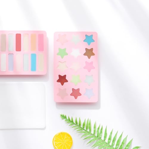 2-Pack Star Shape Candy & Chocolate Silicone Mold, Pink, Non-Stick - size: Star