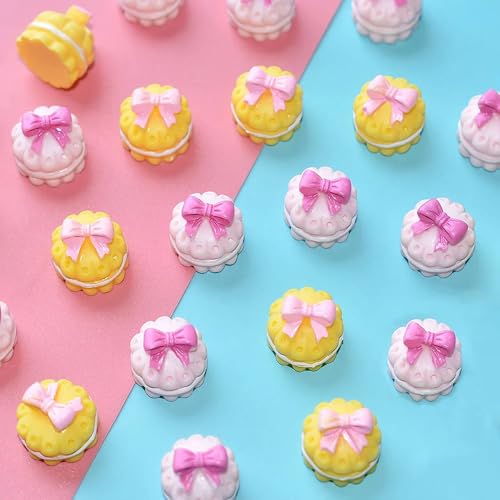 Bow Silicone Mold, AIMEIKI 3 Pack Mini Bows Fondant Molds Bowknot Candy Chocolate Mold Cake Pop Bow Craft Molds for DIY Decoration - color: 3pcs Bow Mold