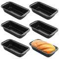 QTLCOHD 6 Pack 8" x 4" Loaf Pan for Baking Homemade Bread