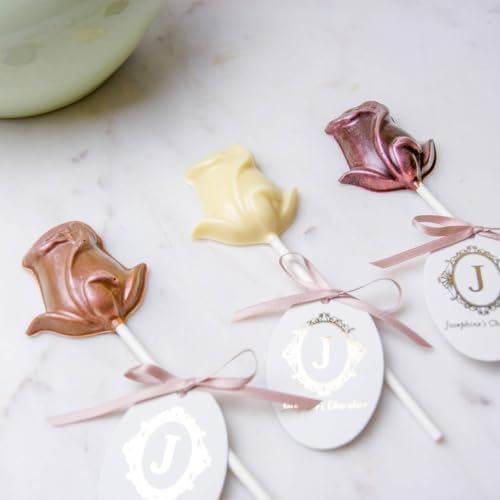 Rose Lollipop Mold, Valentines Day, Wedding No. 3328