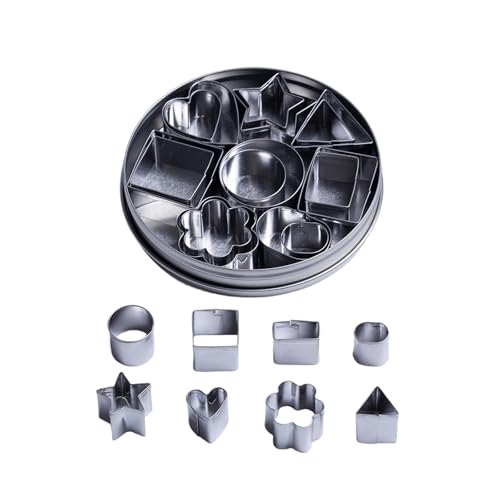 24 PCS Mini Cookie Cutters Set with Box