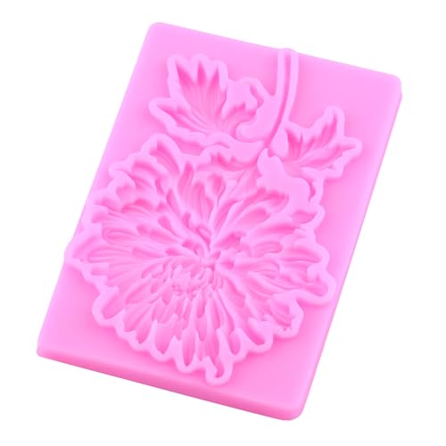 Chrysanthemum Flower Fondant Silicone Mold Set Of 2 - color: Style K