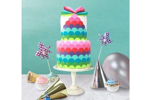 PME Geometric Multicutters for Cake Design-Fish Scale-small, Medium & Large Size, Set of 3, White - size: Set of 3, style: Fish Scale