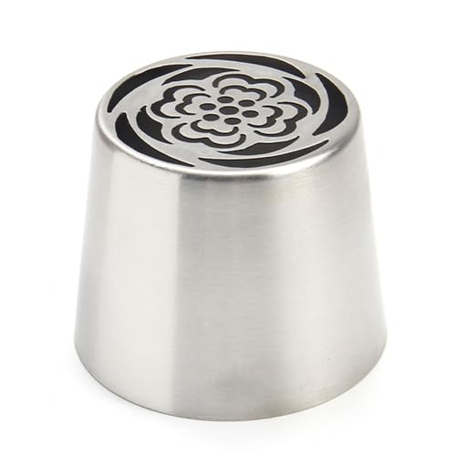 13 PCS Russian Piping Tips Set,Stainless Steel Icing Nozzles for Cake Decorating, Cream Flower Bouquet DIY Cookies, Desserts Baking Tools 1 XXL,1 Medium Leaf, 10 Piping Bags, 1 Brush - color: No.44 (XXL)