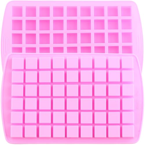 54 Cavity Square Silicone Candy Molds Set Of 2