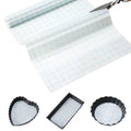 Silicone Baking Mat Roll 16IN*5FT Free Cutting, Non-Slip Pastry Mat, Non-Stick Reusable Air Fryer Liner, Oven Liners, Counter Mat, Freeze Dryer Mat, Easily Cut to Size Fit All Ovens Pans Tins Dishes - color: White Blue Line, size: 60"L x 16"W