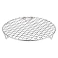 M METERXITY Cooling Rack, 7.1" Round Stainless Steel Baking Rack with 20mm Legs for BBQ/Cooking/Roasting/Grilling/Steaming/Drying, Wire Cooling Rack for Baking [Silver] - size: 7.1"