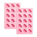 2-Pack Watermelon Shape Candy & Chocolate Silicone Molds, Non-stick, Pink - size: Watermelon