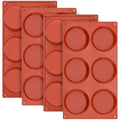 Ocmoiy Egg Mold for Breakfast Sandwiches, 3 Inch, 4 Pcs