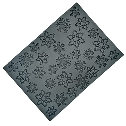 Christmas Snowflake Pattern Kit Set Texture Mat Silicone Cake Mold Mousse Dessert Bakeware Tools