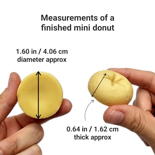 Mini Donuts Mold, Old fashioned donut silicone mold Soap Candle Mold for Wax Mold for Resin NS051