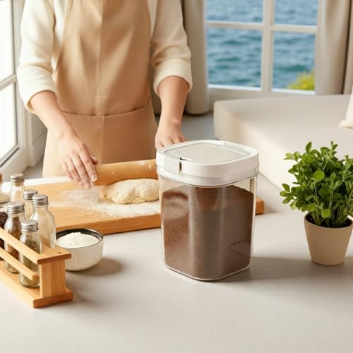 1300ml Airtight Baby Formula Container, Layered Storage with Spoon - size: Small
