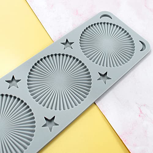 TUKE 3D Hollow Lace Fondant Molds Fruits Leaf Shape Lace Mat Party Cake Decoration Tool Cupcake Mat Silicone Molds for Polymer Clay Chocolate Baking Gummy Mould (Shell_10.96x3.88x0.2inch_O) - size: Shell_10.96x3.88x0.2inch_O