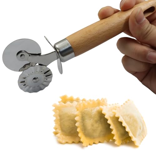 Pasta Cutter with Double Wheel For Cracker Dumpling