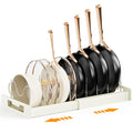 Dayacoco Pots and Pans Organizer Under Cabinet with 10Compartments - size: 1pcs